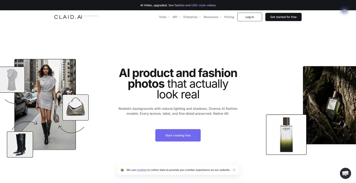 Claid AI: preparing product and fashion photographs