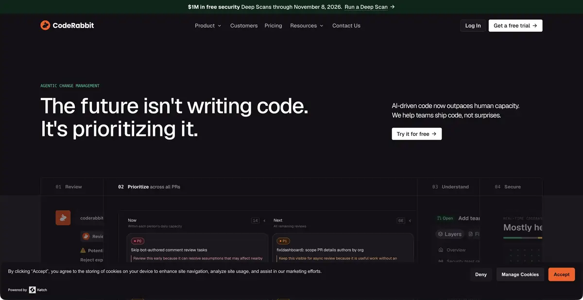 CodeRabbit: change reviews and managing agent-driven development