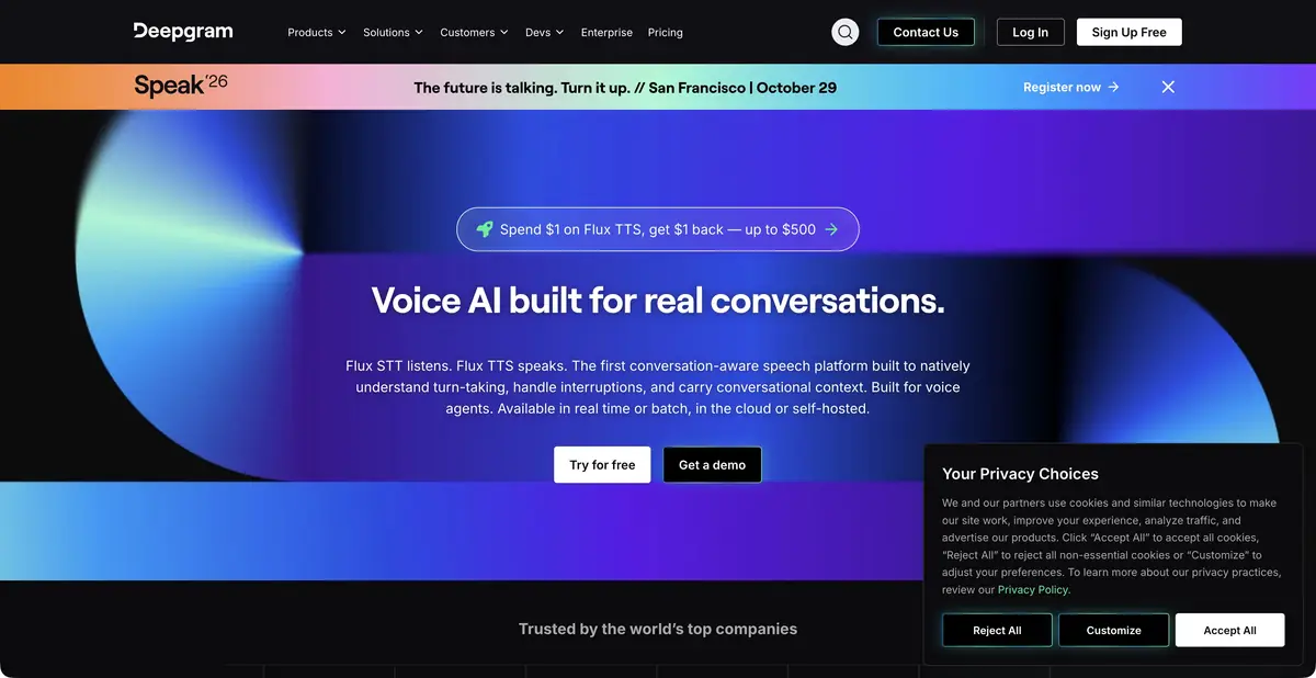 Deepgram: речевые модели и голосовая инфраструктура
