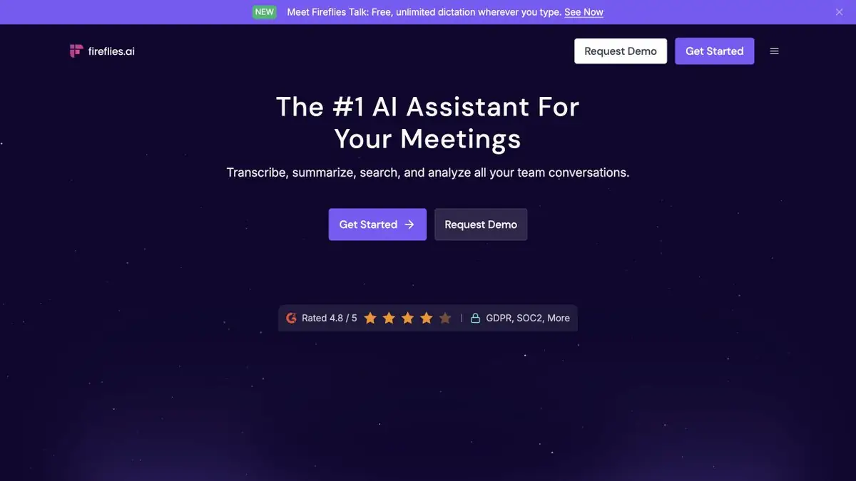 Fireflies.ai: транскрипция, поиск и анализ рабочих разговоров