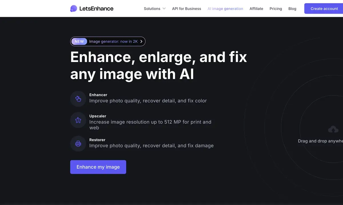 Let's Enhance: увеличение и улучшение изображений