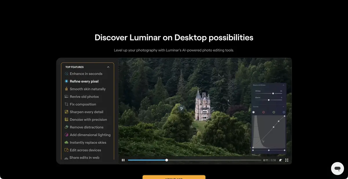Luminar Neo: photo editing tools