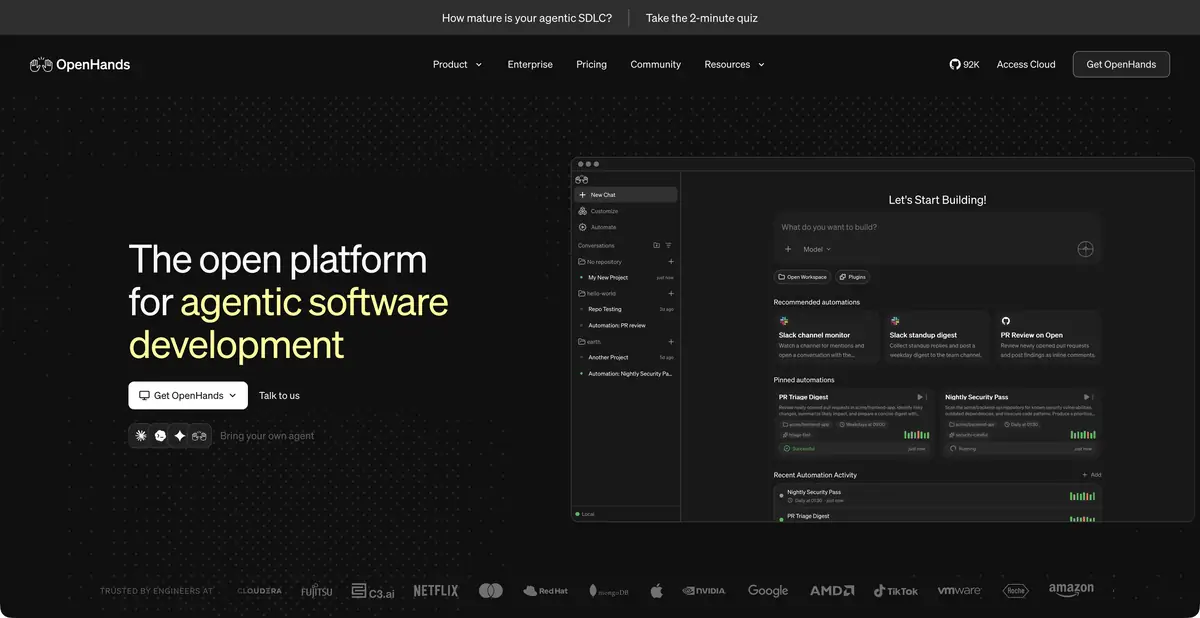 OpenHands: offene Plattform für agentengestützte Entwicklung