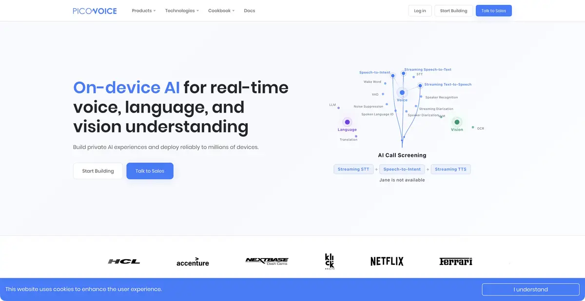 Picovoice: локальные речевые SDK и голосовые команды