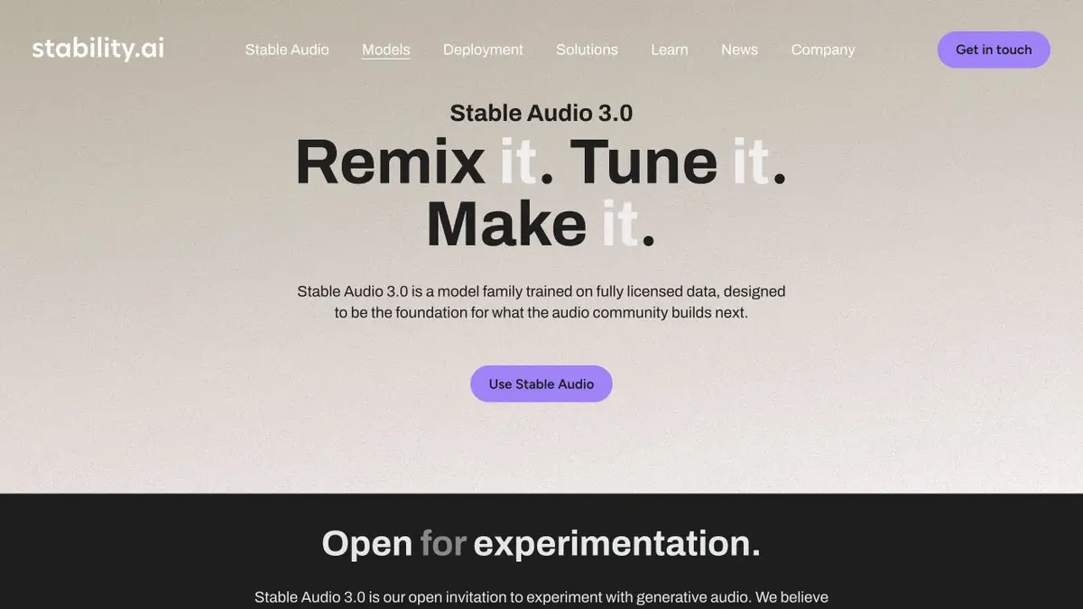 Stable Audio: описание генеративных аудиомоделей Stability AI
