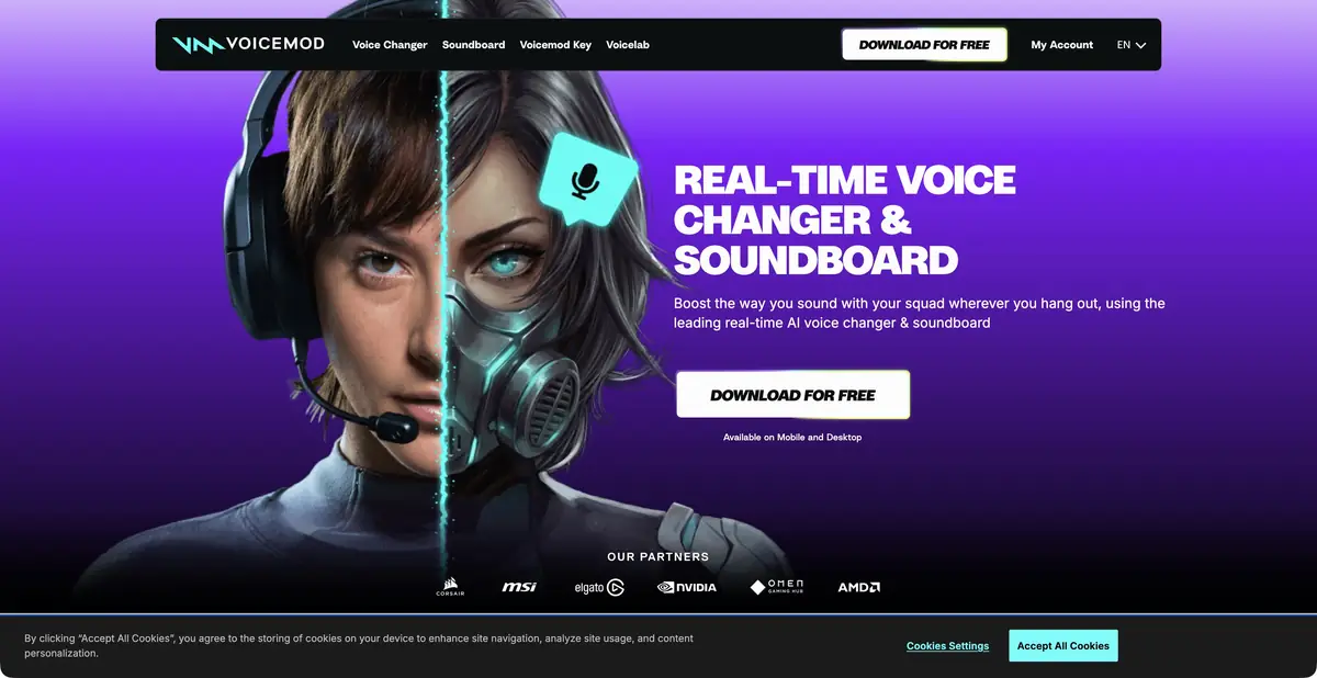 Voicemod: Stimme verändern und Soundboard nutzen