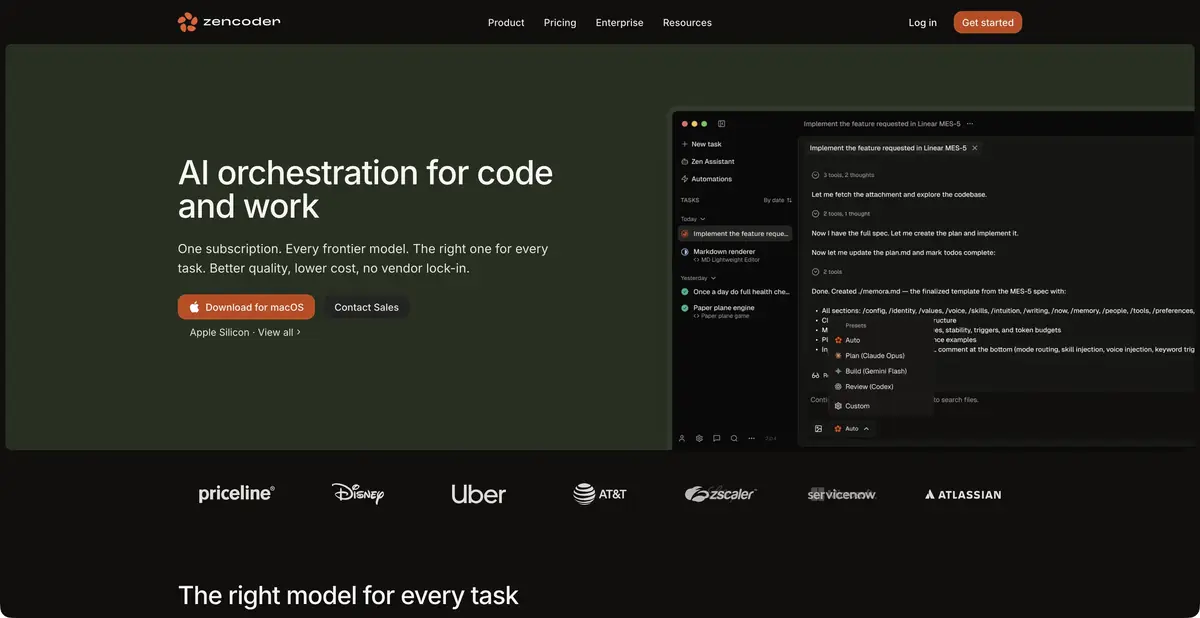 Zencoder: kod ve iş akışları için ajanlar